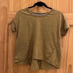 Pilcro Parker split back tee